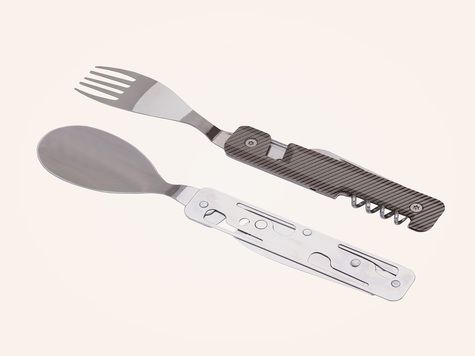 Couverts Multifonctions 13h25, Aluminium gris foncé