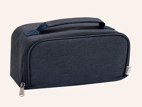 Bento + Lunch bag 11h58, Weiss / Jeansblau