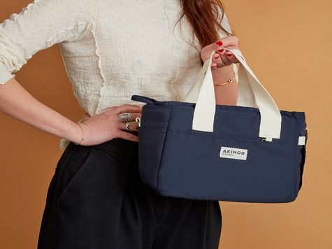 Lunch bag 08h17, Navy blue