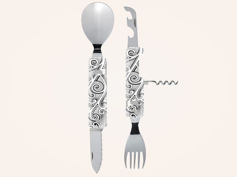 Multifunction Cutlery 13h25, Arabesques